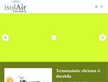 Tablet Screenshot of isolairthermo.eu